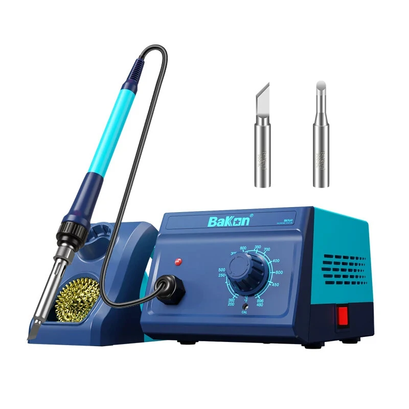 BK969 90W Soldering Iron Station with Ceramic Heating Core Rapid Fast Temperature Recovery Precise Control Safety Earth-Leakage Protection Ergonomic Handle for Efficient Accurate Welding — view 2