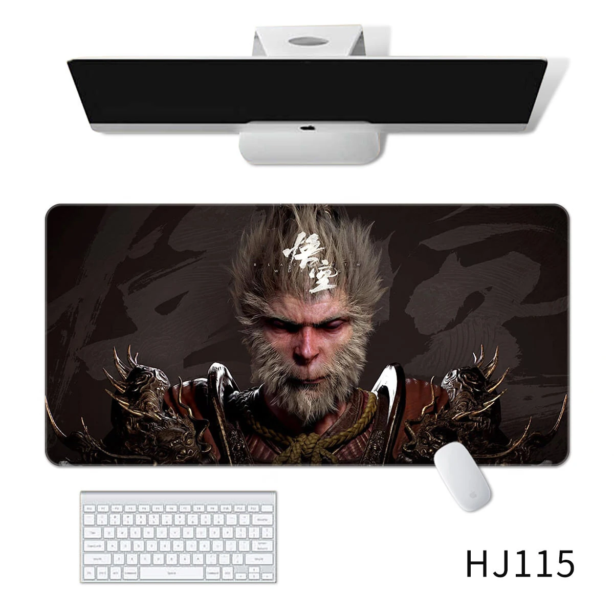 [Black Myth:WuKong] Large Gaming Mouse Keyboard Pad PC Game SunWukong XXL Mousepad Computer Keyboard Office Padding Accessories E-sports Desk Mat — Pricio
