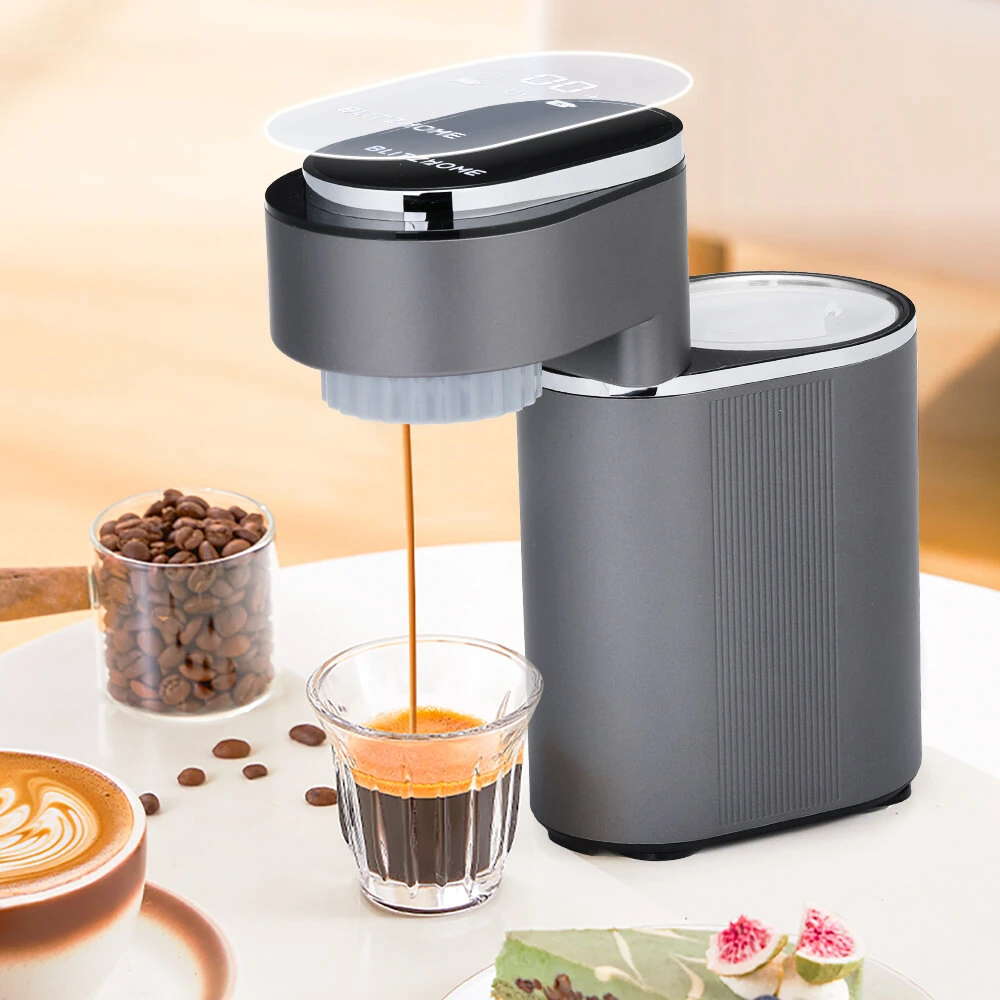 BLITZHOME C180 Mini Coffee Machine Compact Espresso Maker 15Bar Pressure Hot/Cold Extraction Easy Cleaning for Home Office & Travel — view 5