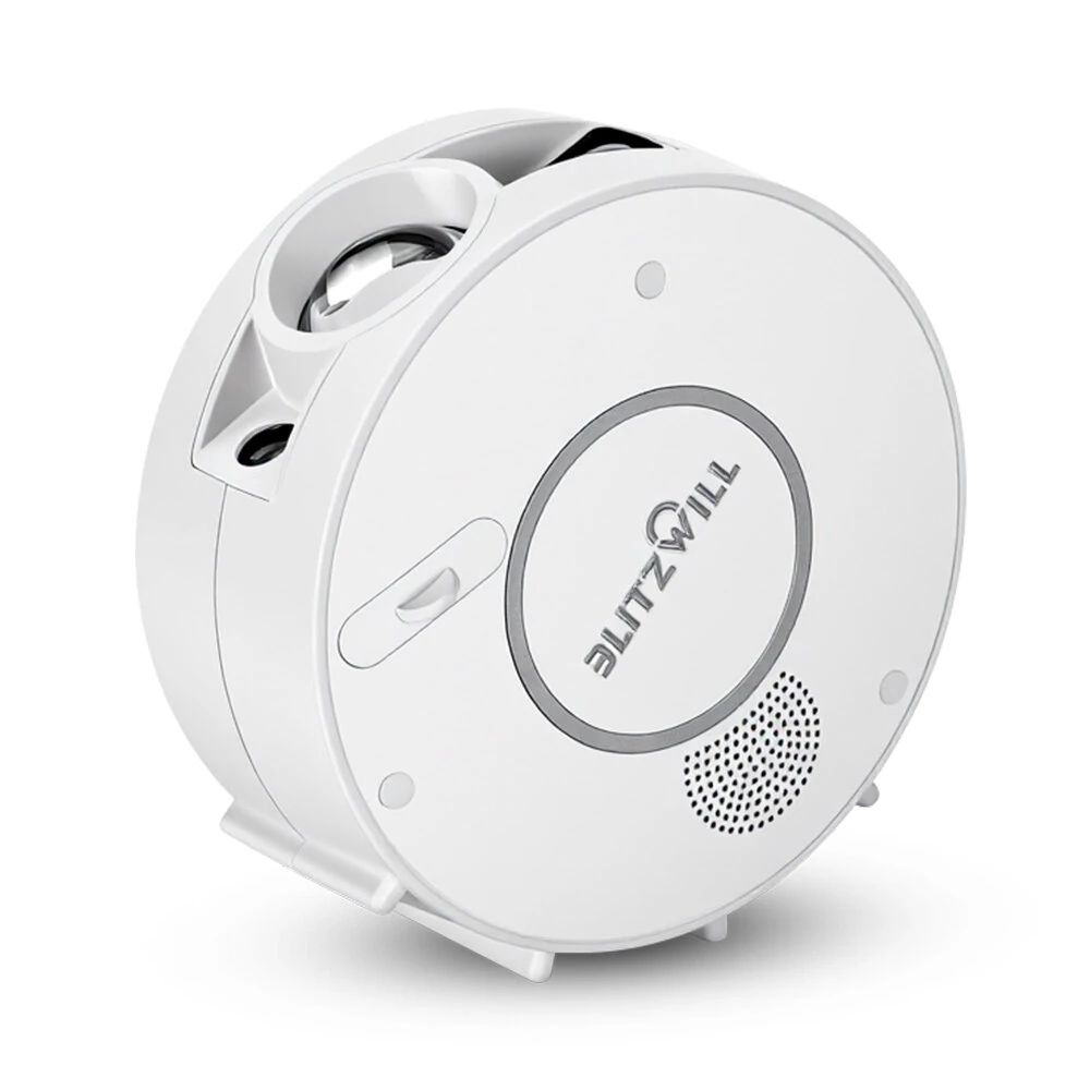 BlitzWill® BW-PLT2 Smart Star Projector with Star & Colorful LED Nebula 6 Theme Films bluetooth Speaker White Noise Alarm Setting Smart APP& Voice Control — view 6