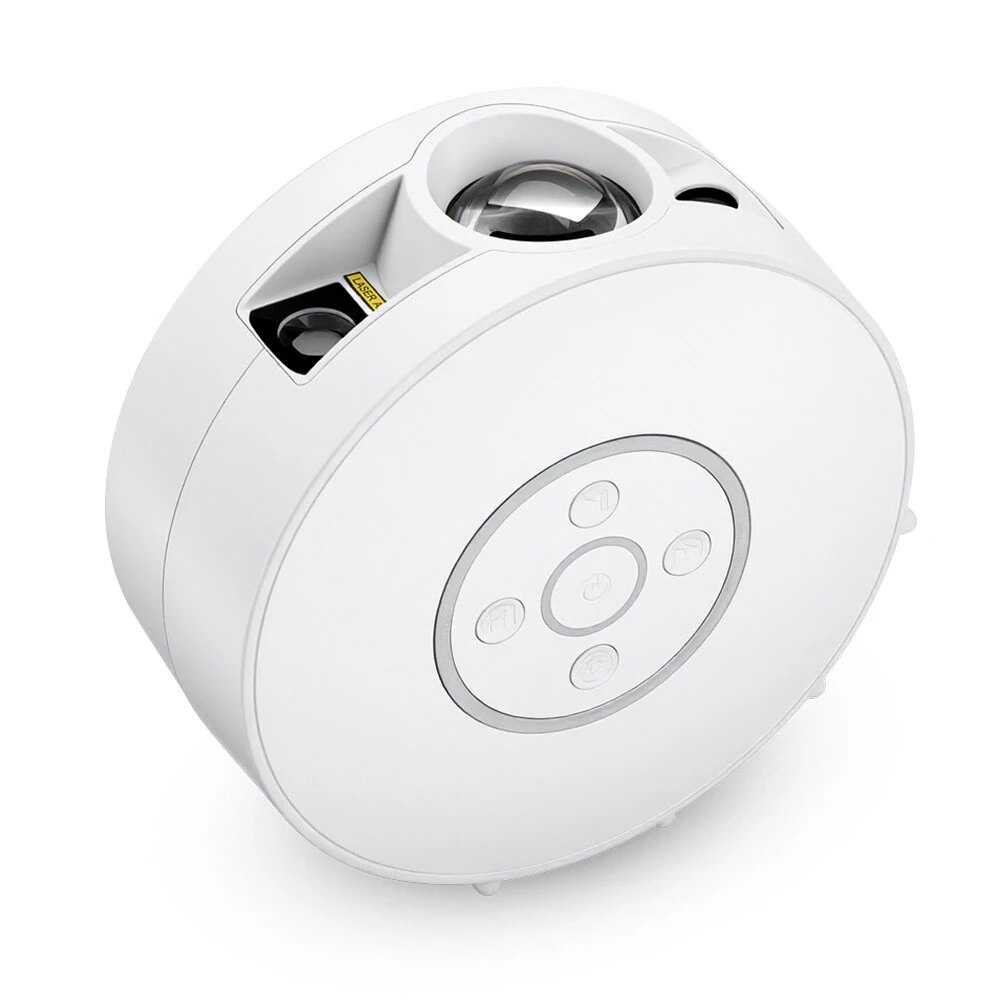 BlitzWill® BW-PLT2 Smart Star Projector with Star & Colorful LED Nebula 6 Theme Films bluetooth Speaker White Noise Alarm Setting Smart APP& Voice Control — view 9