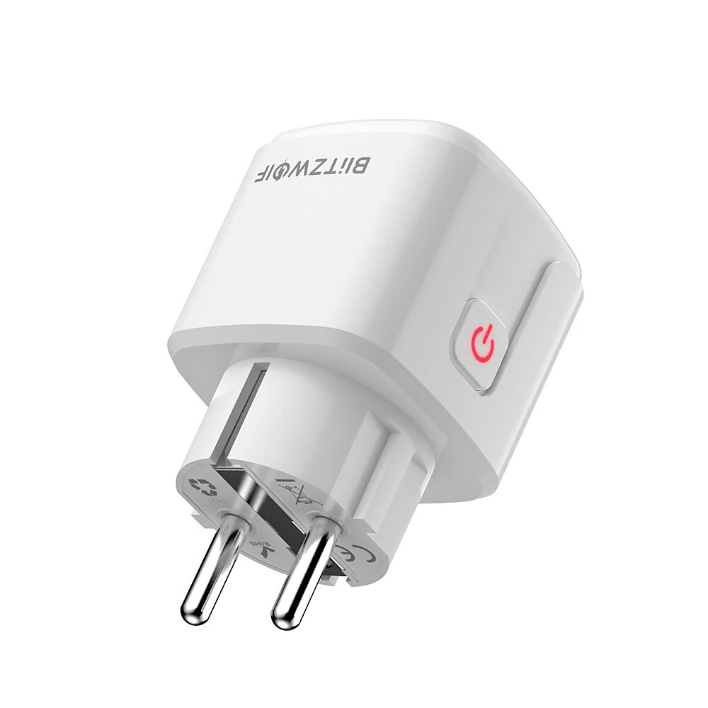 BlitzWolf® BW-SHP15 Zigbee 3.0 16A 3680W Smart Plug Wireless Power Socket Outlet EU Plug APP Remote Control / Voice Control / Multiple Timer Modes Compatible With Amazon Alexa / Google Assistant — view 2