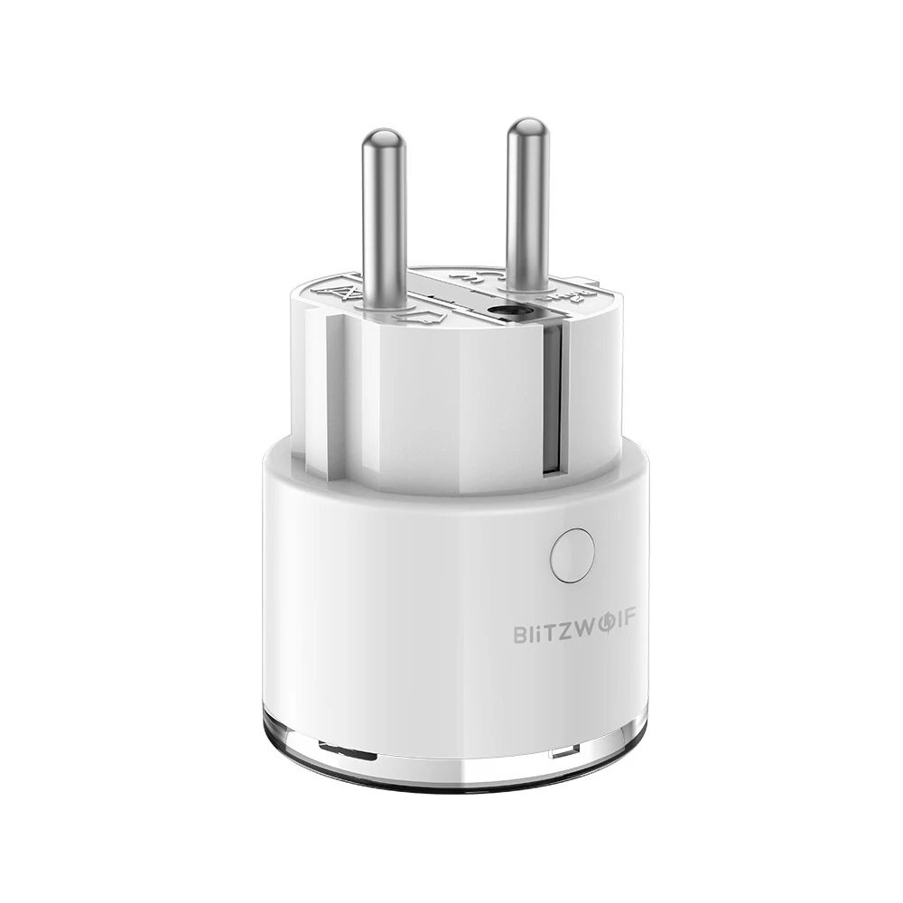 BlitzWolf® BW-SHP6 Pro 15A 3450W WiFi Smart Plug Wireless Power Socket Outlet Energy Monitoring No Hub Required App Remote Control Voice Control Works With Amazon Alexa and Google Assistant — view 2