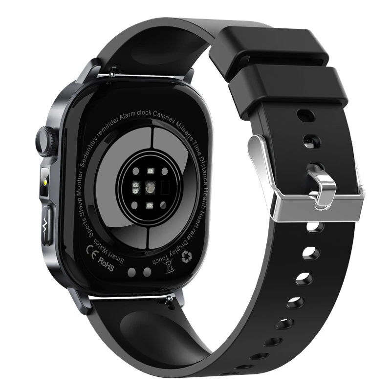 BlitzWolf HL7 1.95-inch AMOLED Display ECG AI-GPT LED Flashlight bluetooth Call Heart Rate Blood Pressure SpO2 Monitor Sleep Monitoring Body Composition Analysis Blood Glucose Assessment SOS Emergency Call Multi-sport Modes IP68 Waterproof Smart Watch — view 8