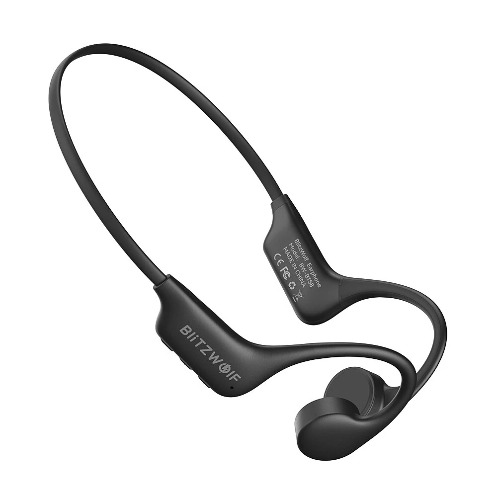 BlitzWolf® BW-BTS8 bluetooth Earbuds Bone Conduction Earphone Built-in 32GB Memory IPX8 Waterproof Low Latency Game Sport Headphones with Mic — view 2