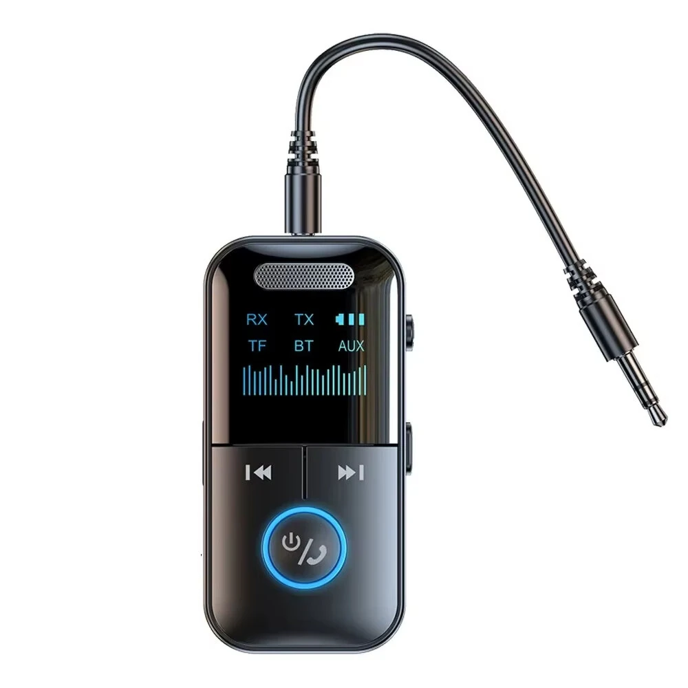 Bluetooth Audio Receiver/Transmitter Wireless Audio For Car Music Headphone Speaker PC TV 200mA Battery Support TF Card