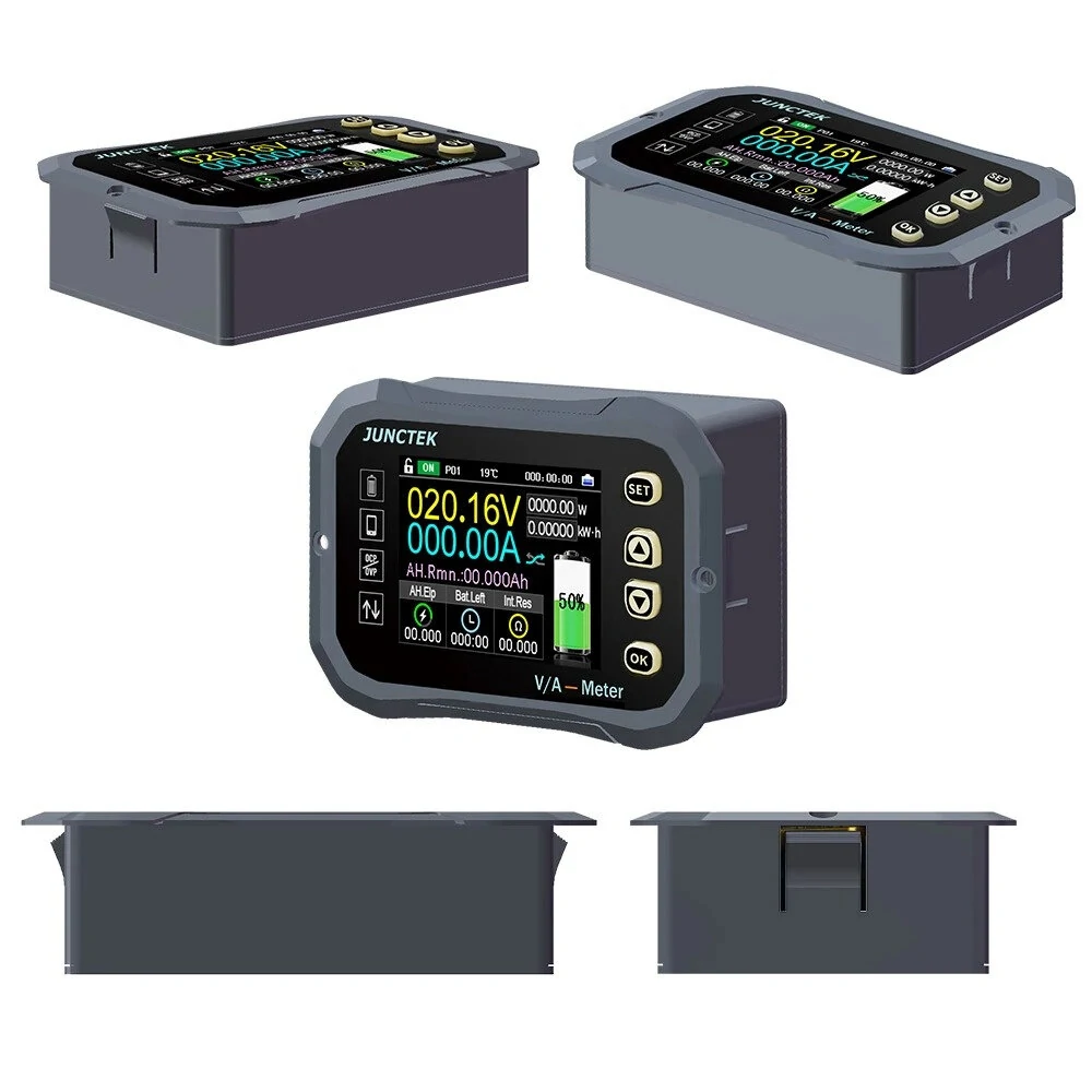 Bluetooth KG-F 120V 100A 400A 600A LCD Power Display Battery Monitor Tester Coulometer Coulomb Meter Battery Indicator Tester  Phone Control — view 3