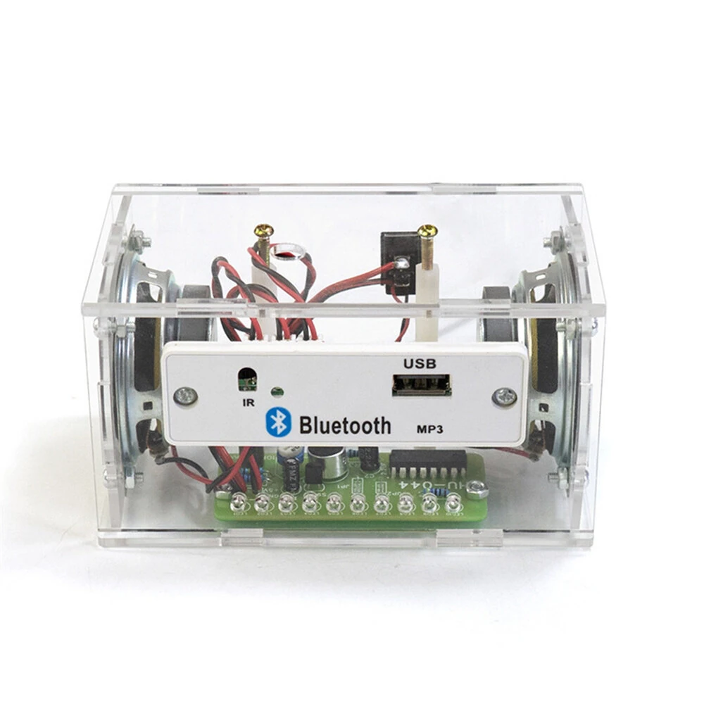 Bluetooth Speaker Kit Electronic Production DIY Assembly Parts Power Amplifier Speaker Parts Circuit Board Production DIY Kit — view 2