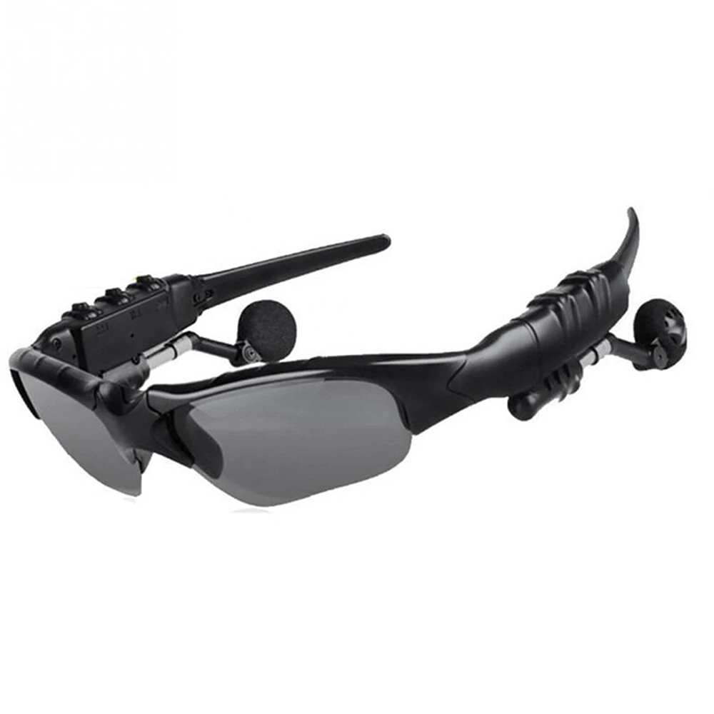 Bluetooth V5.0 Earphone HiFi Bass 8h Battery Waterproof Anti-UV Rays Smart Touch Adjustable Sunglasses Sports Headphone — view 2