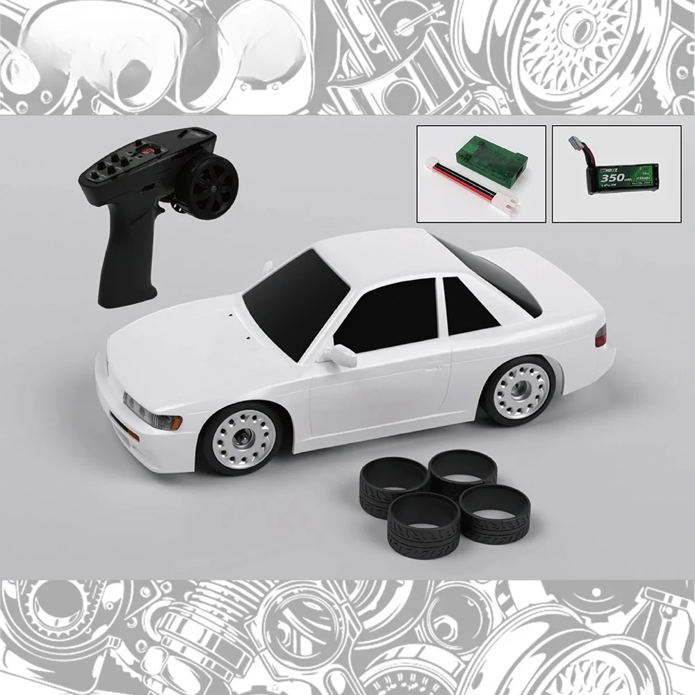 BM Racing BMHOBBY BMRX-FLD S13 RTR 1/28 2.4G RWD Mini Drift RC Car Gyro LED Light Rear Wheel Drive Full Proportional Racing Frame Remote Control Vehicles Models Toys — view 9