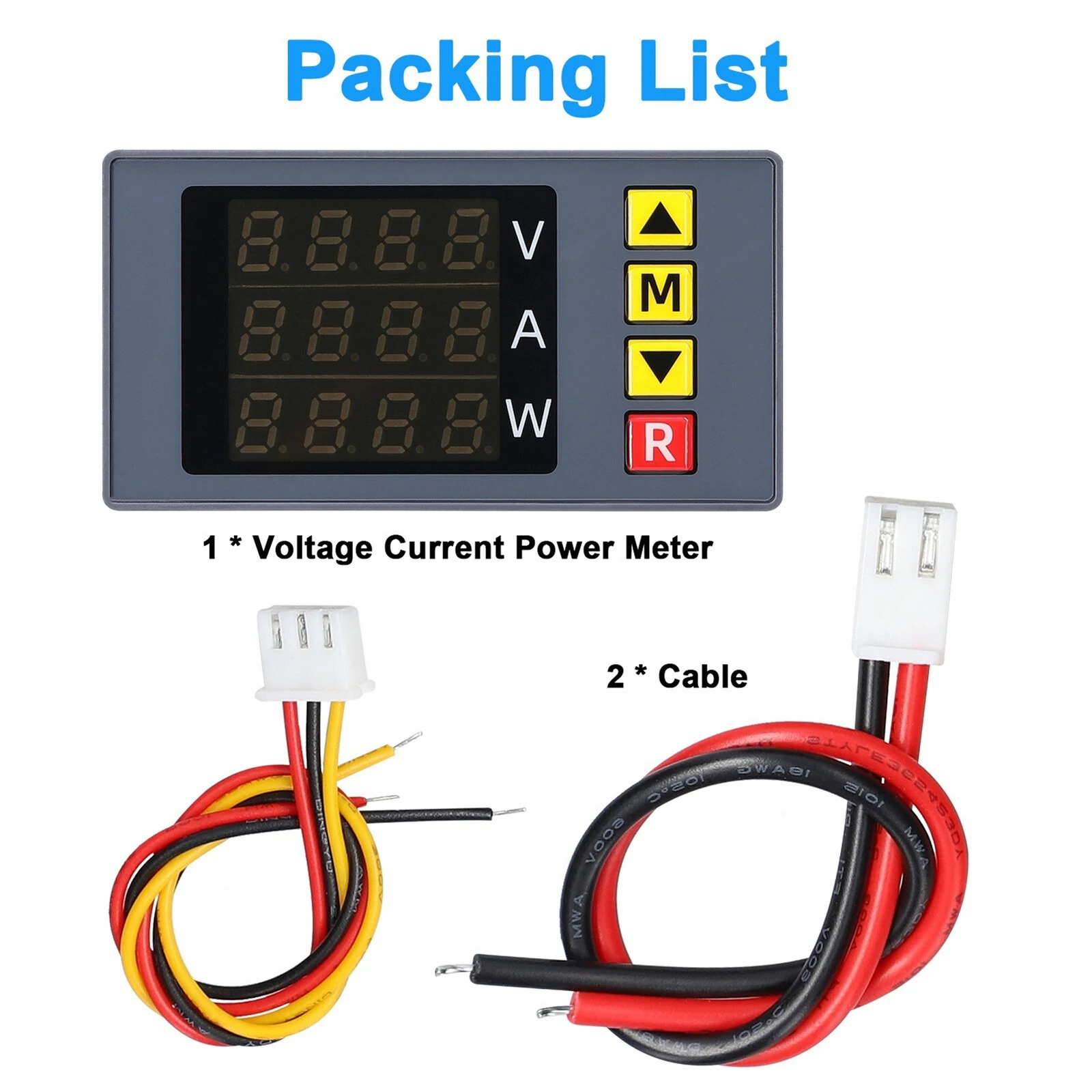 BM730 3in1 Voltage Current Power Meter 4-digit Digital Voltmeter Multifunctional Ammeter with Buzzer Supports Voltage and Current Display Fine Adjustment with Low Voltage Overvoltage and Overcurrent Sound Alarm Function — view 7