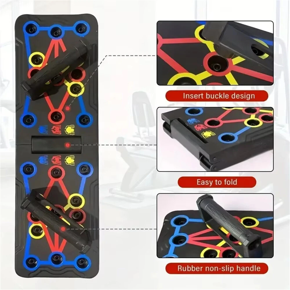 Bominfit Portable Multifunctional Push-up Board - Fitness and Muscle Training Device Home Workout Set Strength Training — view 4