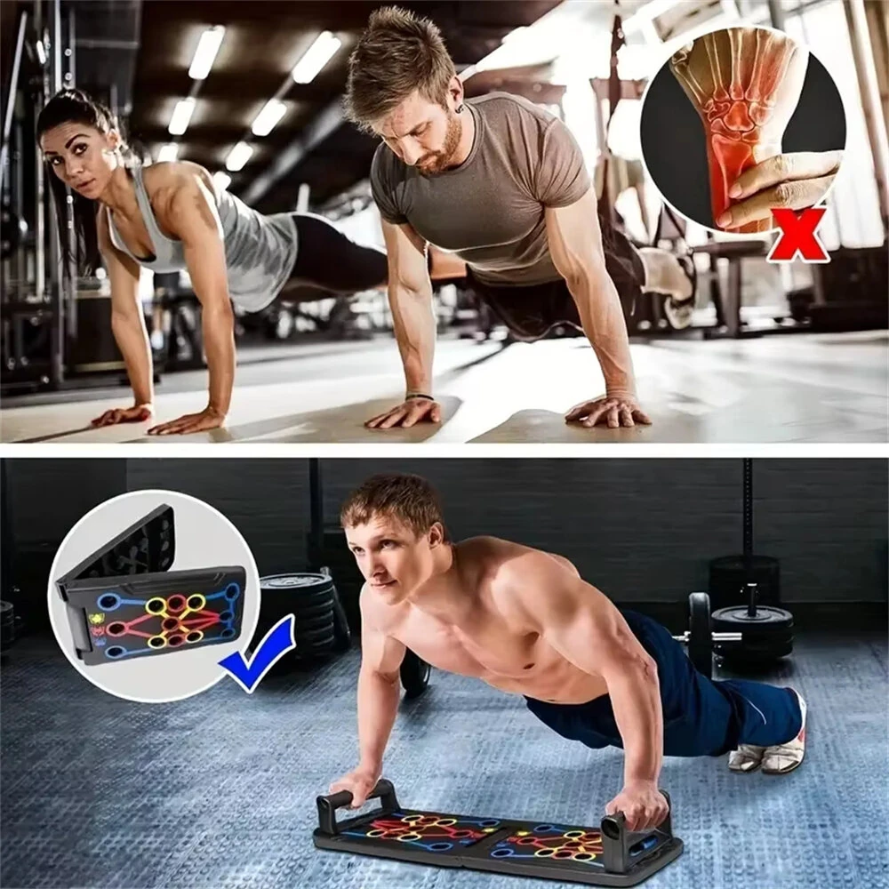 Bominfit Portable Multifunctional Push-up Board - Fitness and Muscle Training Device Home Workout Set Strength Training — view 5