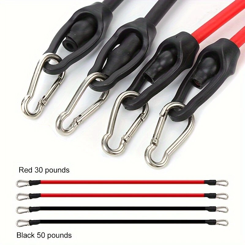 Bominfit Push-up Board Fitness Combo Set for Home Workouts Chest Abdominal Back Muscle Training with Adjustable Resistance Bands — view 9