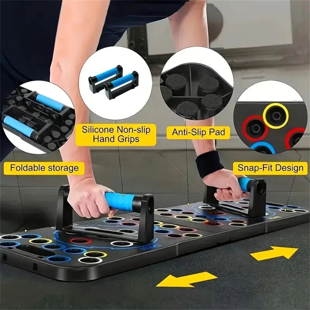 Bominfit Push Up Support Board Multifunctional Exercise Chest Abdominal Muscles Household Men Women Fitness Training Board — view 3