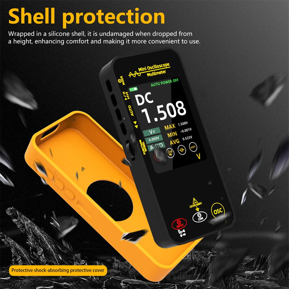 BSIDE OS1 Mini Oscilloscope Multimeter 10MHz Bandwidth 48MSa/s Sampling Rate 1000V DC Voltage Measurement Portable Multifunctional Tester for Professional Electronics Troubleshooting — view 8