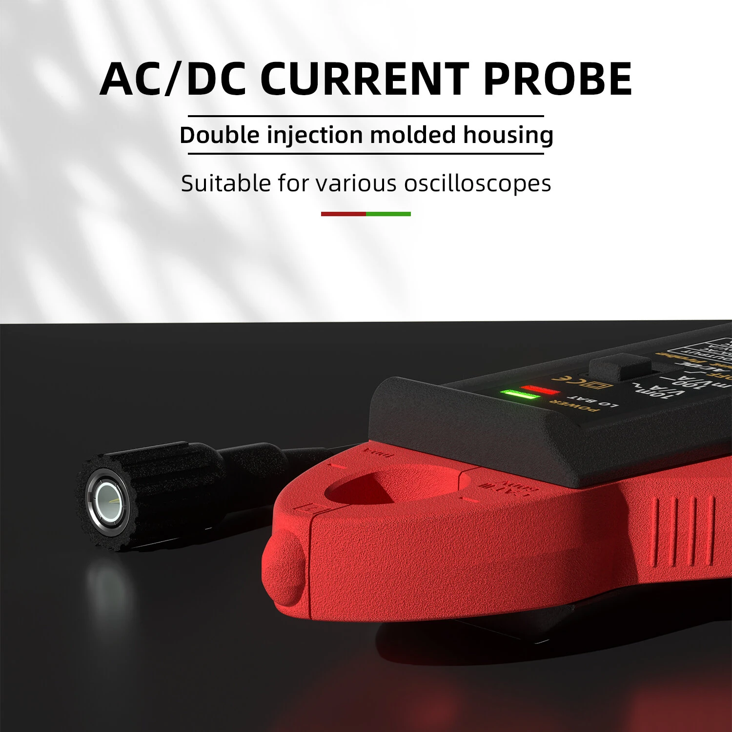 BSIDE UP1 AC/DC Current Probe, 10A/100A Clamp 100mV/A 10mV/A Output BNC Interface 12.7mm Jaw non-contact checks USB Type-C Rechargeable Oscilloscope — view 4