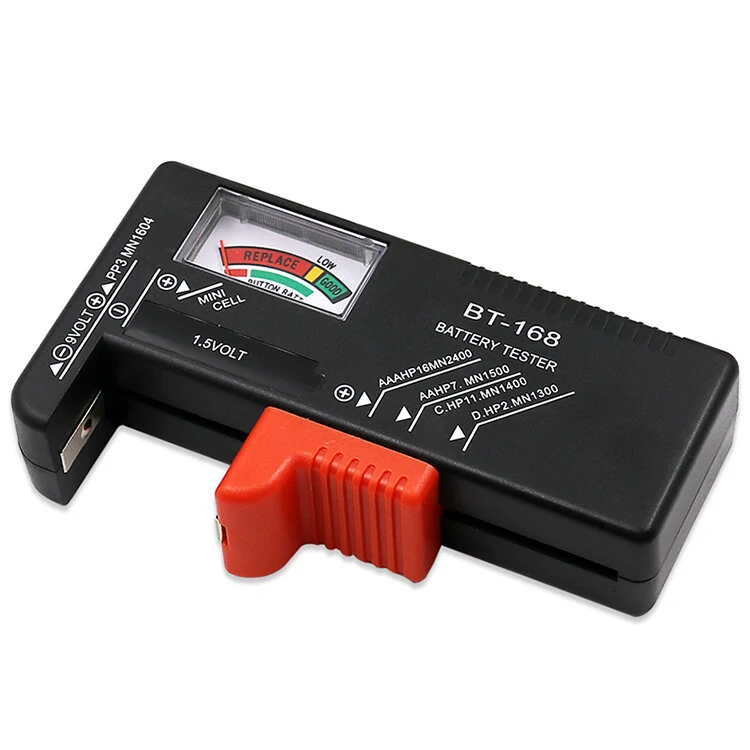 BT-168 AA/AAA/C/D/9V/1.5V Batteries Tester Universal Button Cell Battery Colour Coded Meter Indicate — view 4