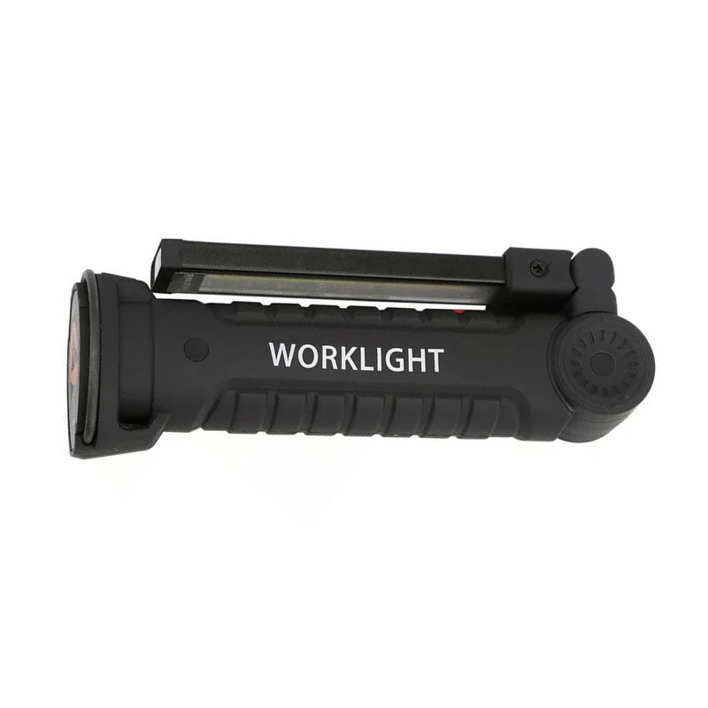 [Built-in 18650 Battery] Bikight COB LED Multi Function Folding Work Light Set USB Rechargeable LED Flashlight USB Cable Car Charger Battery Charger — view 4