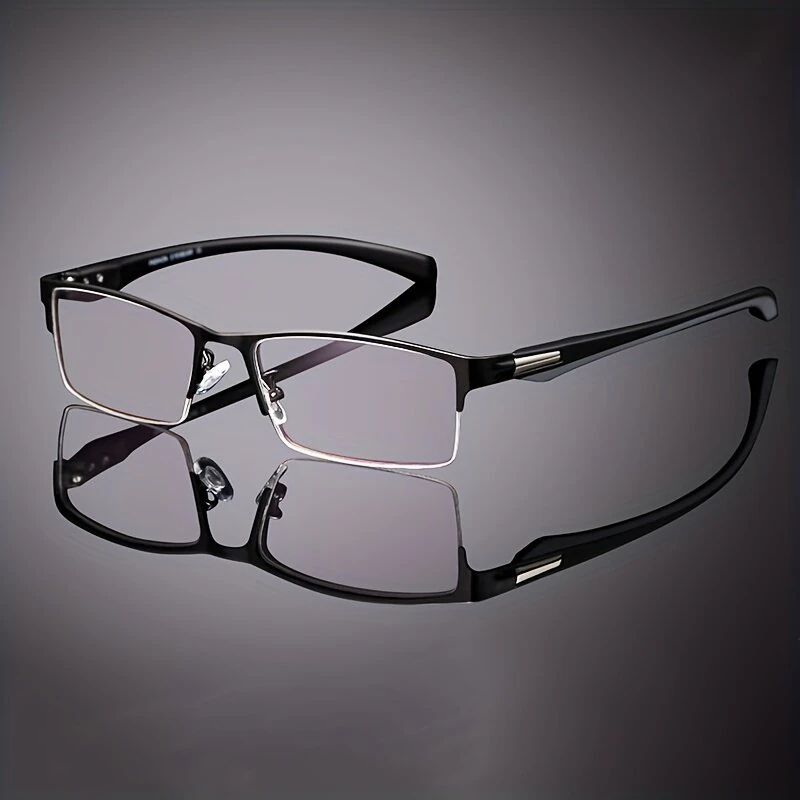 Business Reading Glasses Classic Rectangle Computer Anti Eyestrain Presbyopic Glasses Anti Blue Light Eye Glasses For Women Men — view 3