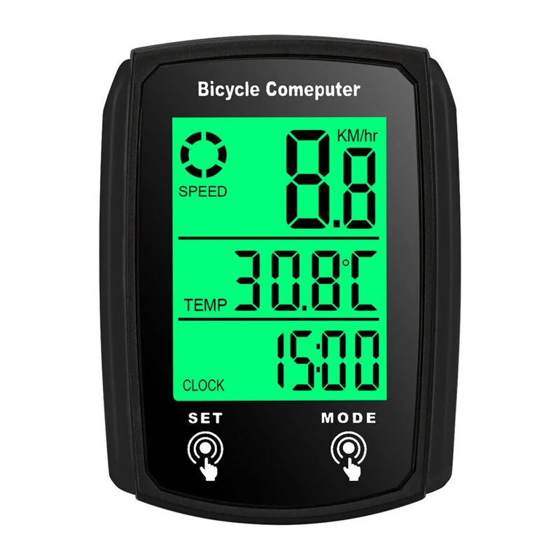 Cansses  CNC Bicycle Speedometer Wired Touchscreen Waterproof 80g Lightweight  Bike Computer Backlit for Day/Night Cycling — view 10