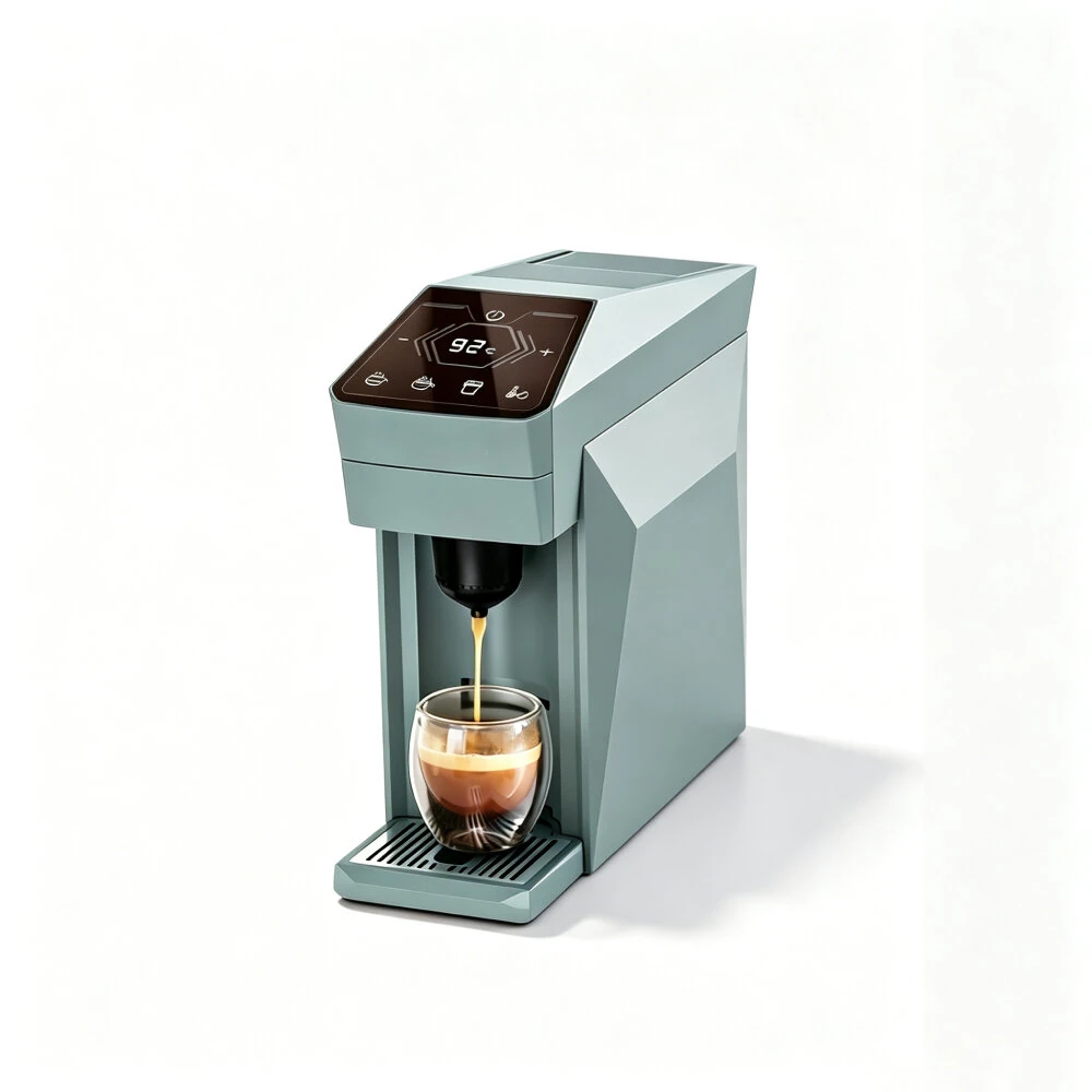 Capadeli Max ME2406 Semi Automatic Coffee Machine 20 Second Fast Heat 19 Bar Pump 4 in 1 Capsule Compatible NTC Precise Temperature Control Home Espresso Machine