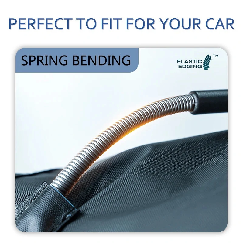 Car Front Windshield Pull Ring Retractable Sunshade for Windshield Heat UV Protection Foldable Summer Protection Car Seat Heat Insulation — view 9