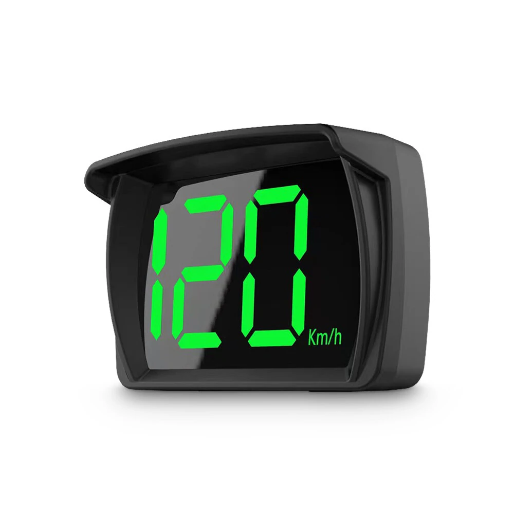 Car GPS HUD Digital Speedometer KMH MPH Big Fonts Green Light Car HUD Head Up Display for All Cars — view 10