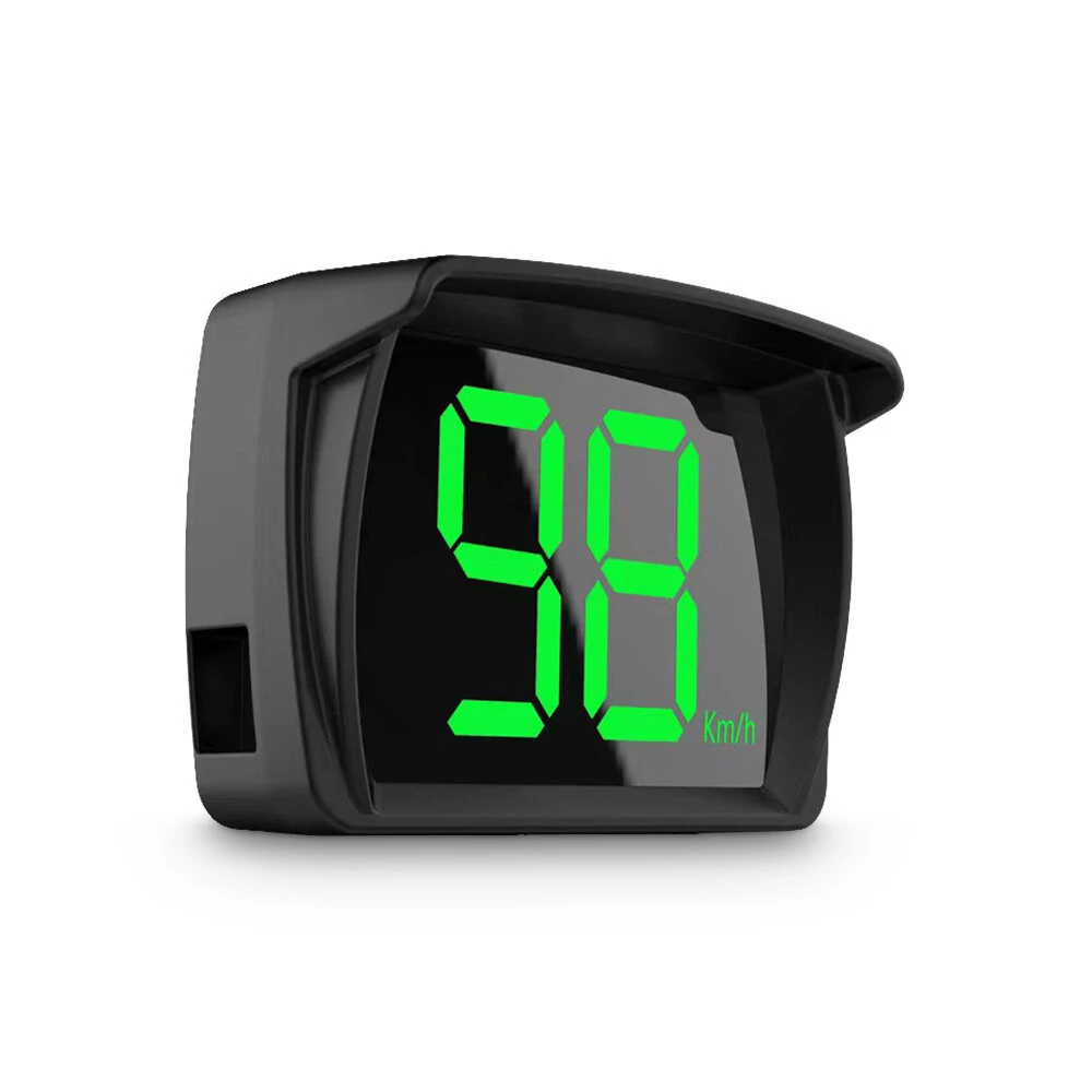 Car GPS HUD Digital Speedometer KMH MPH Big Fonts Green Light Car HUD Head Up Display for All Cars — view 9