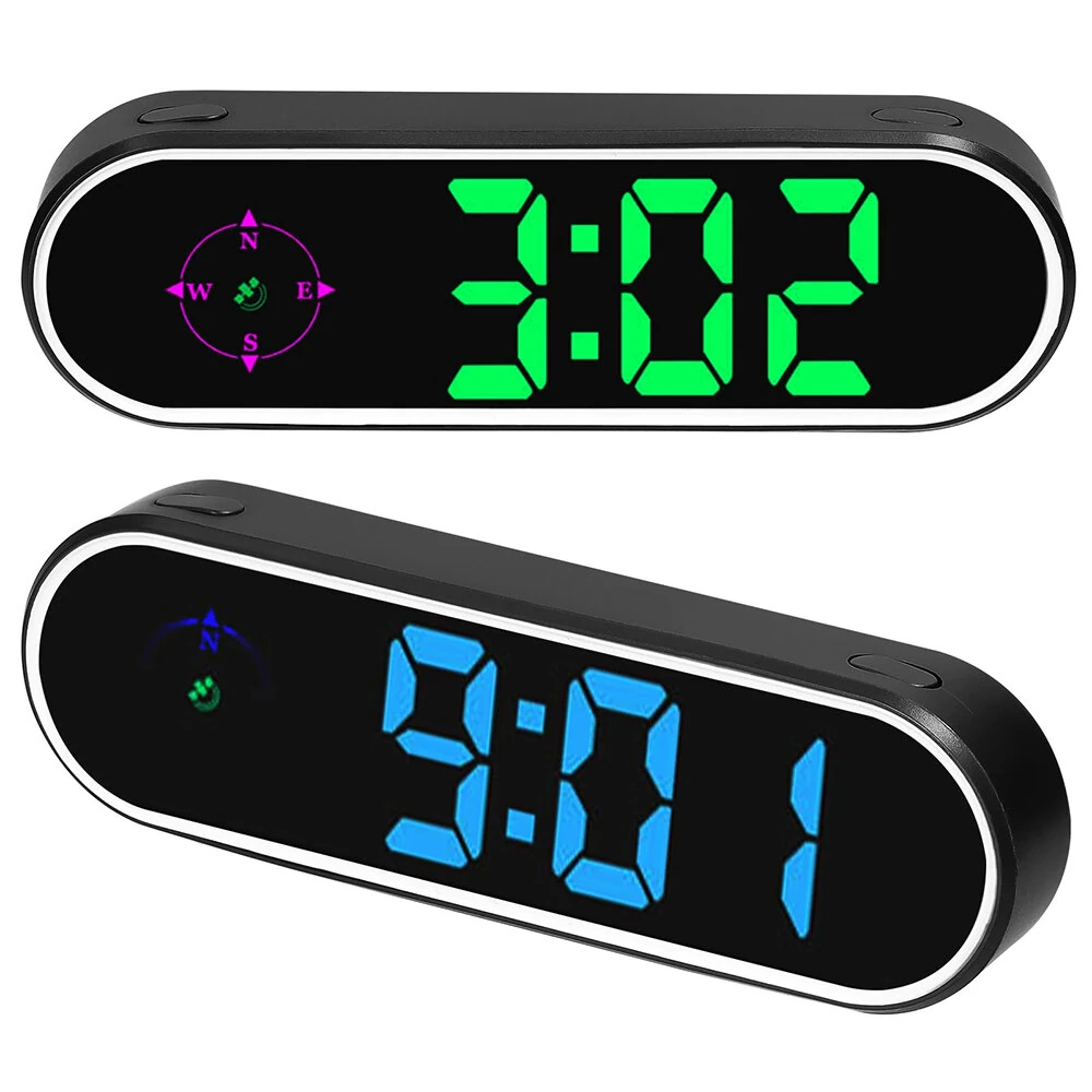 Car Head Up Display GPS Digital Speedometer with Color LED Display Clock Compass Function Over Speeding Alarm for Car Truck SUV RV — view 2