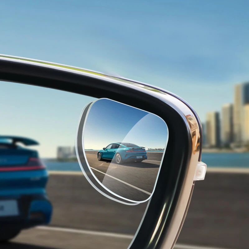 Car Rearview Mirror 360° Car Blind Spot Mirror Glass Car Small Round Mirror Ultra-Clear Wide-View Reversing Auxiliary Mirror — Pricio