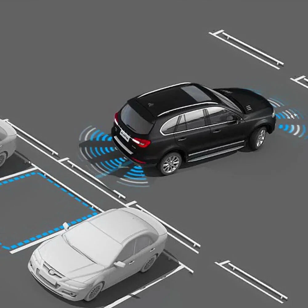 Car Reverse Parking Radar With 8 Parking Sensors Electronics Rear Automatic Detector Reverse Assist Kit Buzzer Car Reversing Radar Does Not Falsely Report Voice Buzzer Horn Alarm Front And Rear Parking — view 5