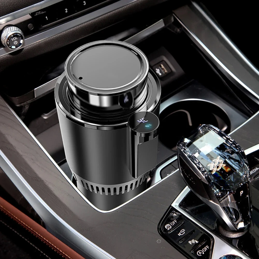 Car Smart Heating Cooling Cup Car Home Dual-Purpose Digital Display Fast Cooling Cup Car Iced Smart Cooling Fast Cooling Cup Car Cooling Cup — view 4