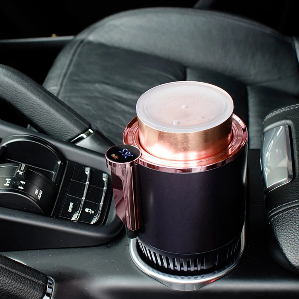 Car Smart Heating Cooling Cup Car Home Dual-Purpose Digital Display Fast Cooling Cup Car Iced Smart Cooling Fast Cooling Cup Car Cooling Cup — view 5