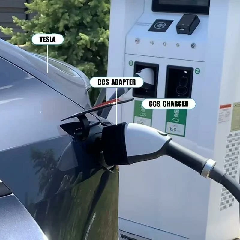 CCS1 Electric Car Charging Converter 250KW High Power Charging Adapter For Tesla Charger Adapter Charging Gun Converter — view 7