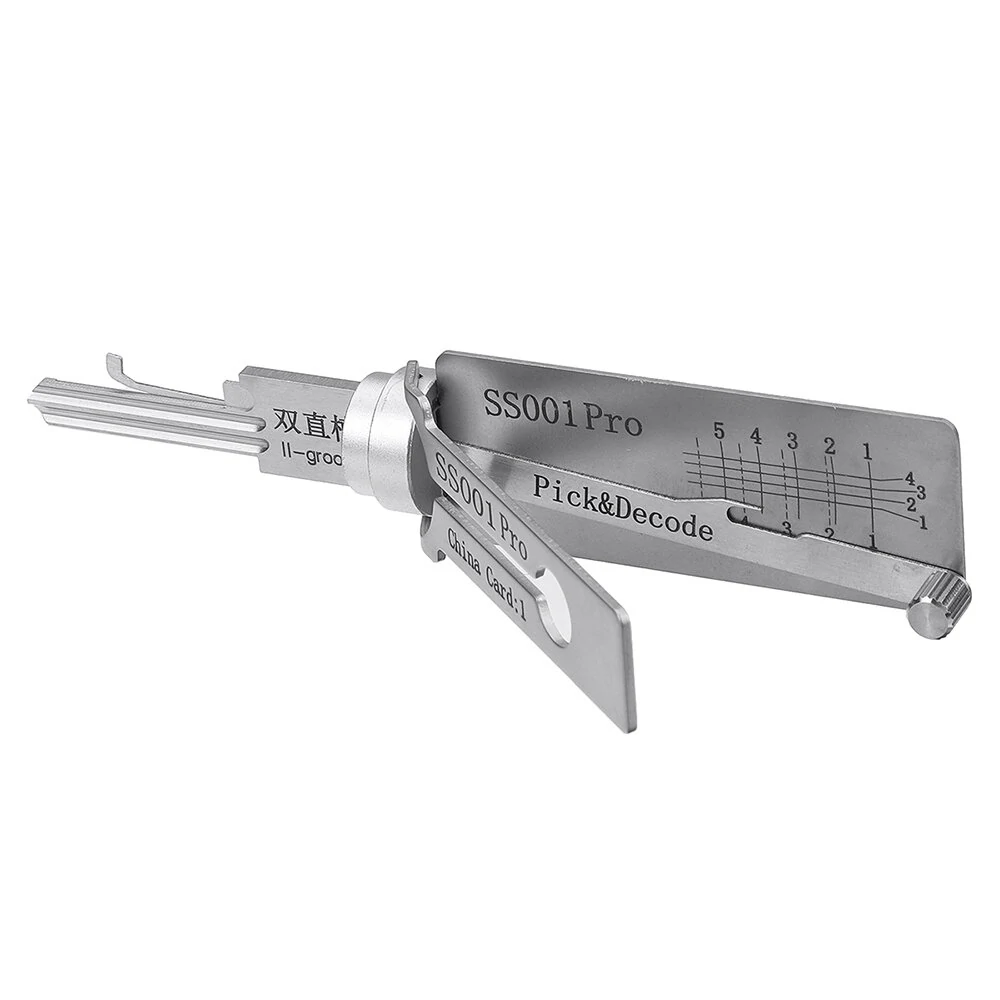 Civil NSN14 Dr/Bt 2 In 1 Car Door Lock Pick Decoder Unlocking Tools Locksmith Tools — view 9