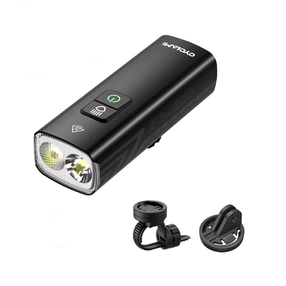 CLAMI BR 2000 Lumens Bicycle Headlight 4500mAh 5 Gears IPX6 Waterproof Type-C Charging High Brightness Bike Front Lights for Road Cycling Safety — CYCLAMI