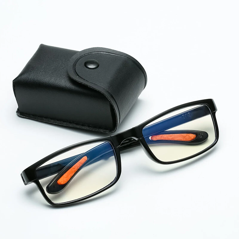 Classic Portable Folding Reading Glasses Ultralight Eyewear Anti-blue Light Presbyopia Glasses for Men Women Far Sight Glasses with Box Diopter +1.0 To +3.50 — view 6