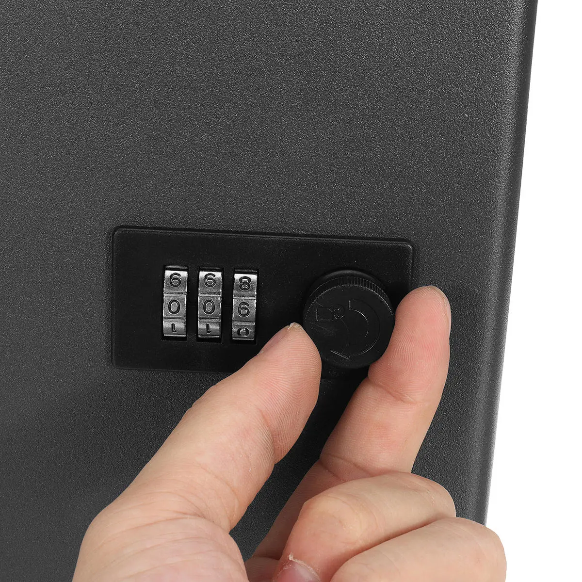 Combination Lock Metal Key Storage Cabinet Wall-Mounted Lockable Safe Box — view 8