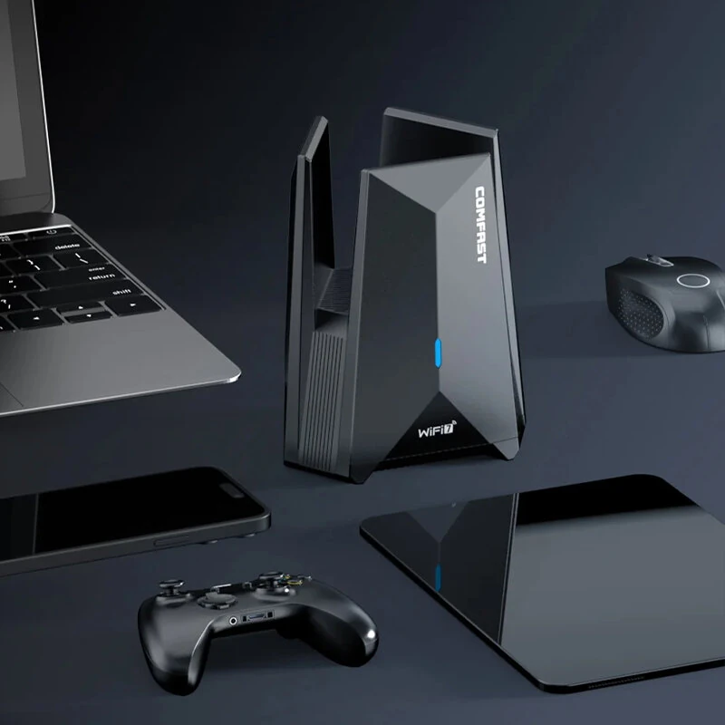 COMFAST BE6500 WiFi 7 USB Adapter 2.4G/5G/6GHz Tri-band Type-C to USB3.0 Dongle 6452Mbps Network Card Free-Drive WiFi7 Adaptador for Win10/11 — view 6