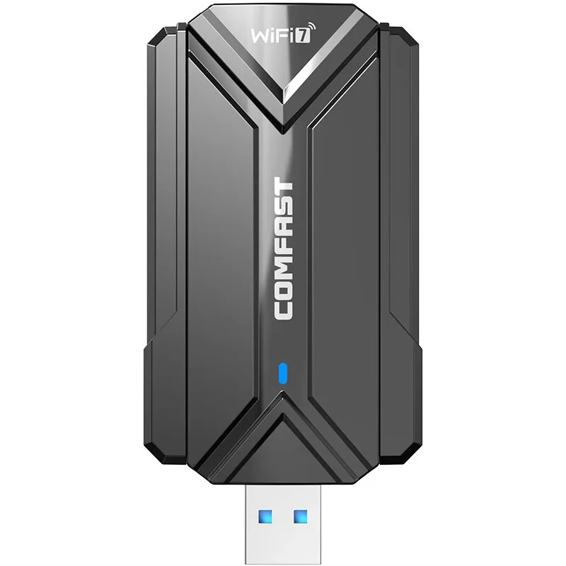 COMFAST CF-983BE Wifi 7 USB Adapter 2.4G 5.8G 6GHz Wireless Network Card 802.11be 6500Mbps Free-Drive WiFi Adaptador for Win 10/11 — view 4