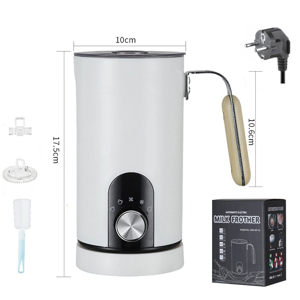 Comfook Electric Milk Frother for Hot & Cold Foam 5-Mode Coffee Foamer with 65°C Heating Quiet Operation Non-Stick Cup 350ml Capacity for Coffee Latte Cappuccino — view 10