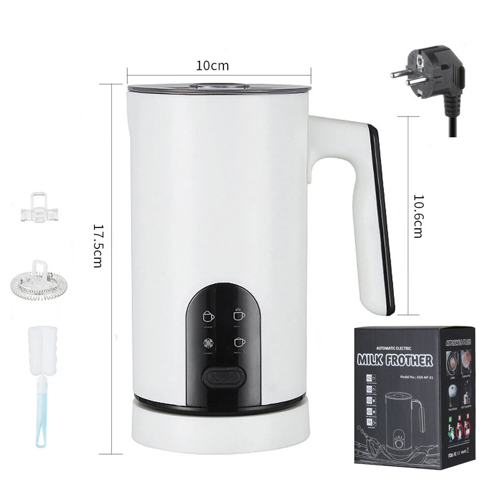 Comfook Electric Milk Frother for Hot & Cold Foam 5-Mode Coffee Foamer with 65°C Heating Quiet Operation Non-Stick Cup 350ml Capacity for Coffee Latte Cappuccino — view 11