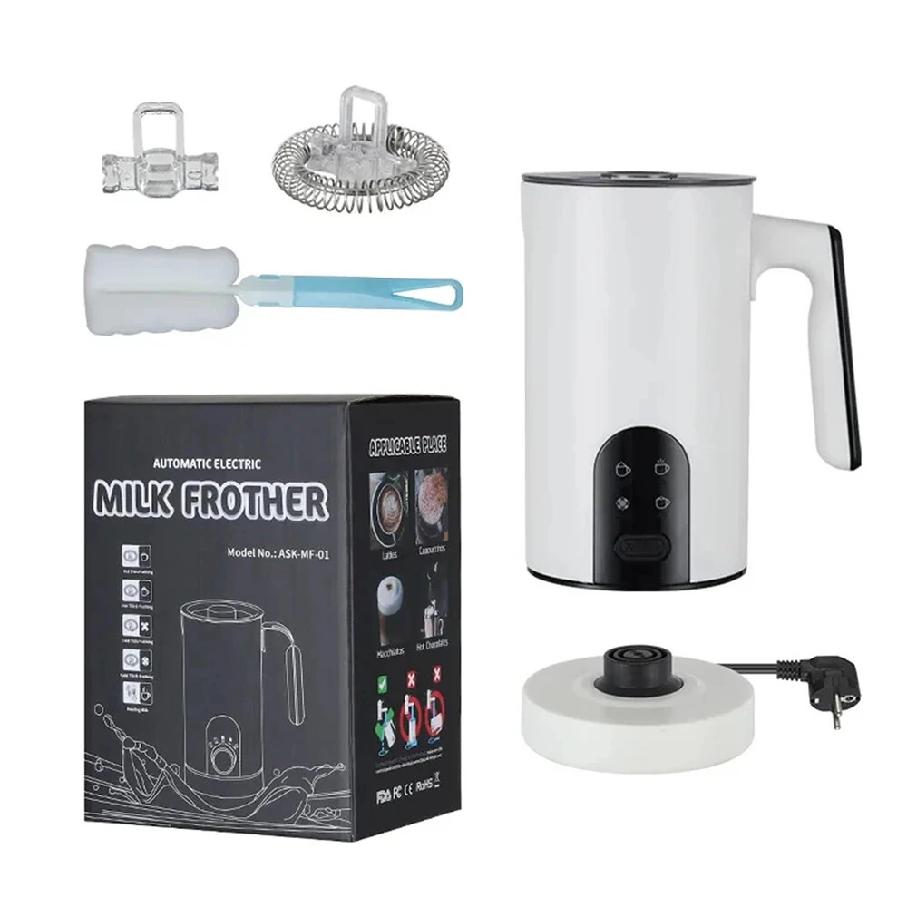 Comfook Electric Milk Frother for Hot & Cold Foam 5-Mode Coffee Foamer with 65°C Heating Quiet Operation Non-Stick Cup 350ml Capacity for Coffee Latte Cappuccino — view 7