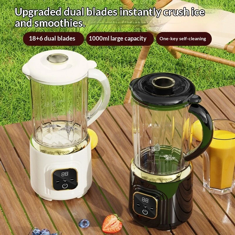 Comfook HP-198 Double Blade Cordless Juicer Blender 1000ml Large Capacity 60W Powerful Ice Crushing Digital Display Healthy Drink Mixer — view 4