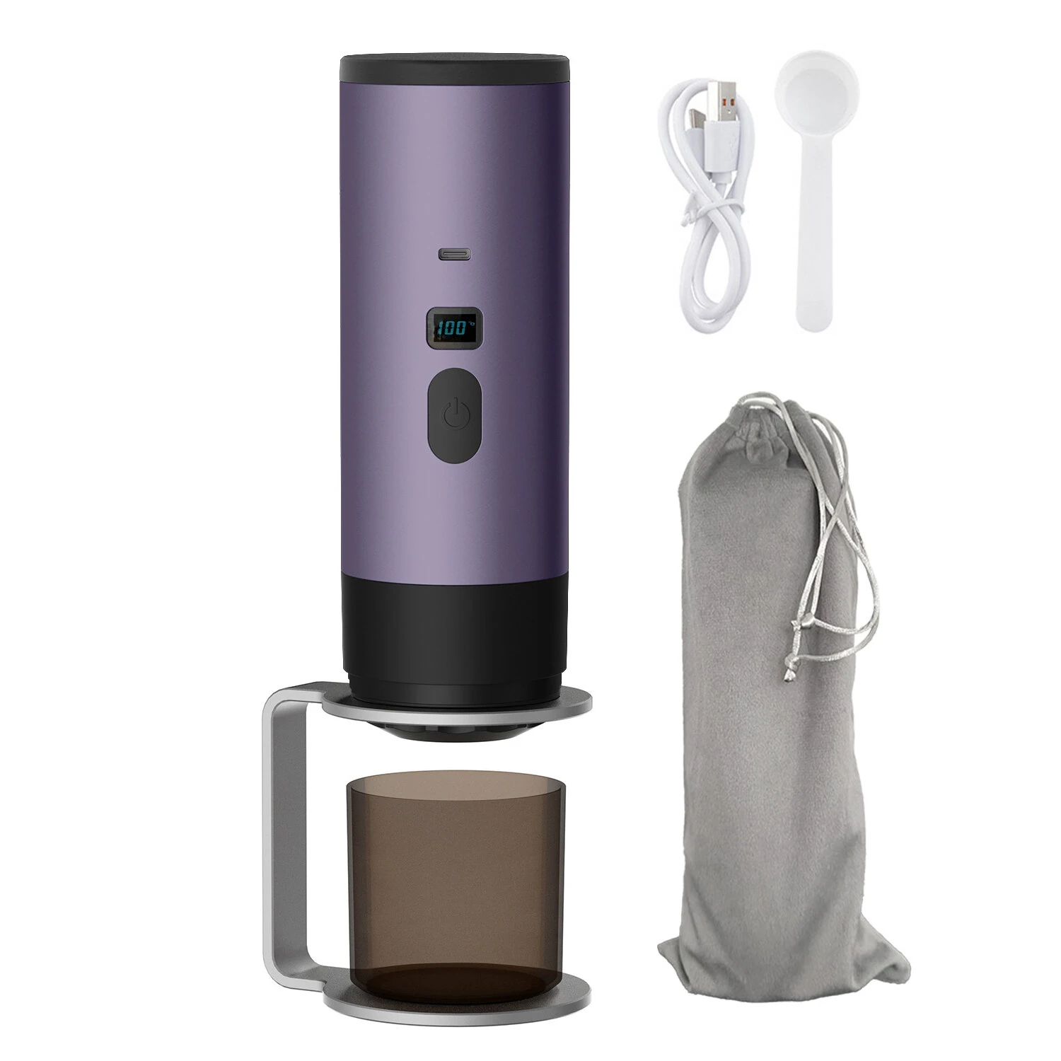 Comfook Portable Capsule Coffee Machine American Italian Espresso Electric Household Heating Pump Coffee Machine with Digital Display