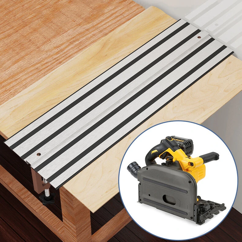 Compatible With Dewei Circular Saws Guide Rail Extendable Compact Available in 300MM 400MM 600MM 800MM 1400MM Perfect for Precision Cutting Woodworking Tools — view 2