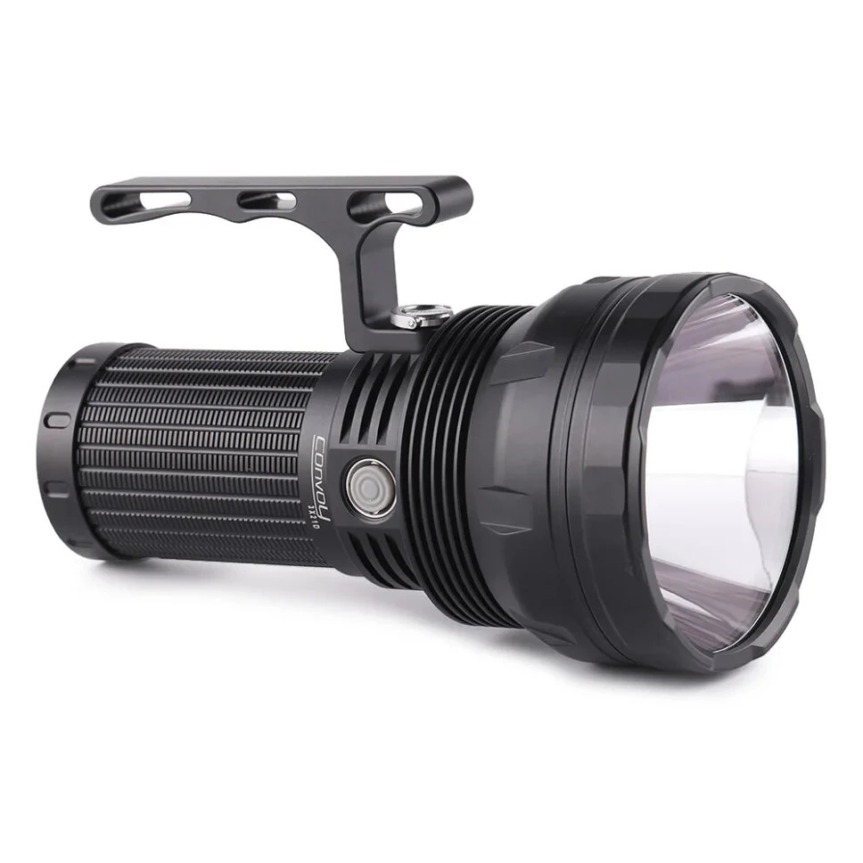 Convoy 3X21D 2x SBT90.2 7000LM Strong Flashlight 25A Driver 5700K Smooth Reflector Long Throw Powerful LED Torch TYPE-C Rechargeable Long Range Thrower For Search Hunting Outdoor — Convoy