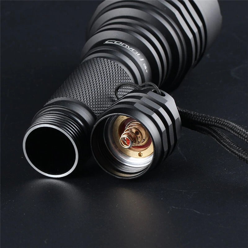 Convoy C8+ KW CSLNM1.TG 1100LM 6500K Powerful Flashlight White Light 18650 Torch EDC Lanterna Camping Fishing Tactical Lantern Bike Lamp — view 10