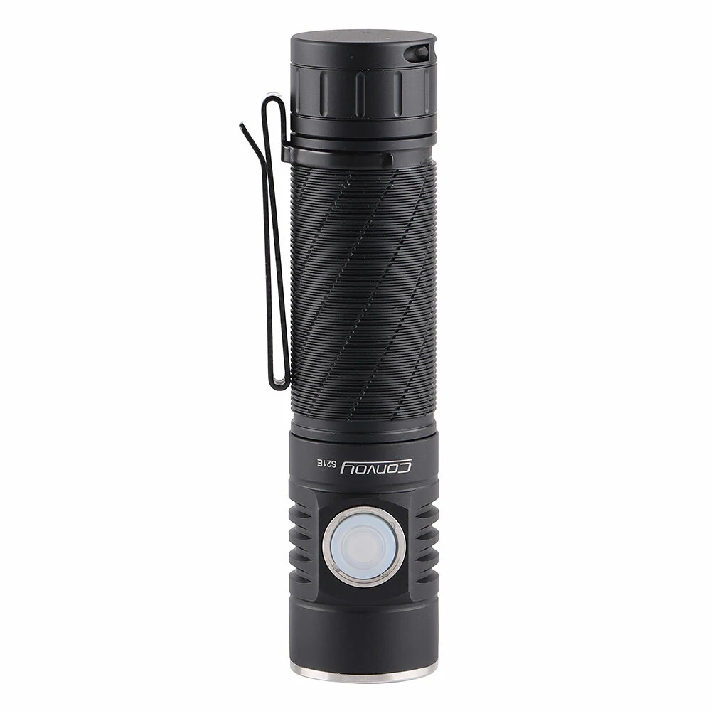 Convoy S21E P50.3 HI Strong Light Compact EDC Flashlight 21700 Type-C USB Rechargeable LED Flash Torch Camping Fishing Lamp Police Fireman Light — view 2